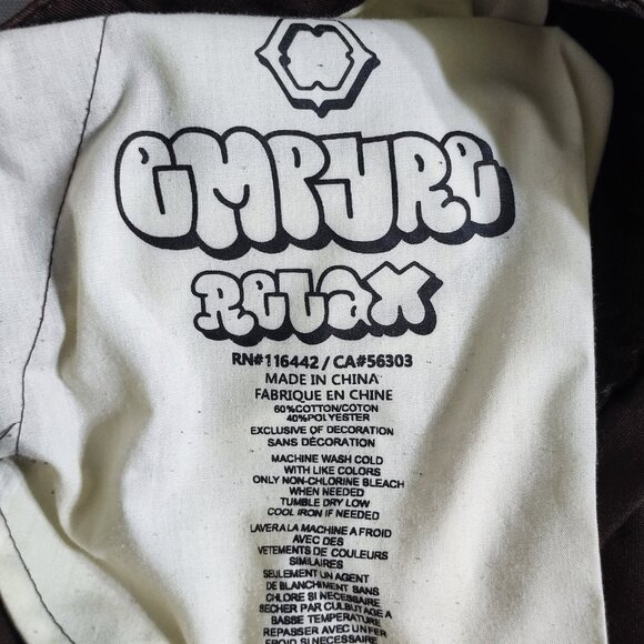 Empyre Relax cargo pants men's / youth sz 28 chocolate brown colour skate border - Picture 7 of 14